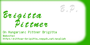 brigitta pittner business card